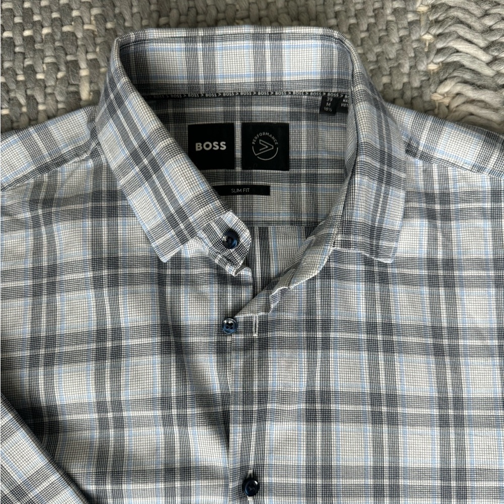 Boss long sleeve button down